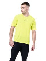 Ronhill Men's Tech S/S Tee in Acid/Oxide - front, fit