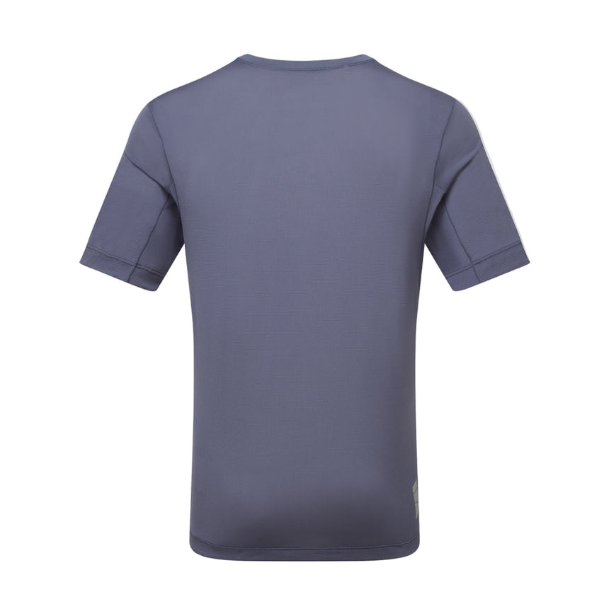 Ronhill Men's Tech S/S Tee in Anchor/Electric Blue - back