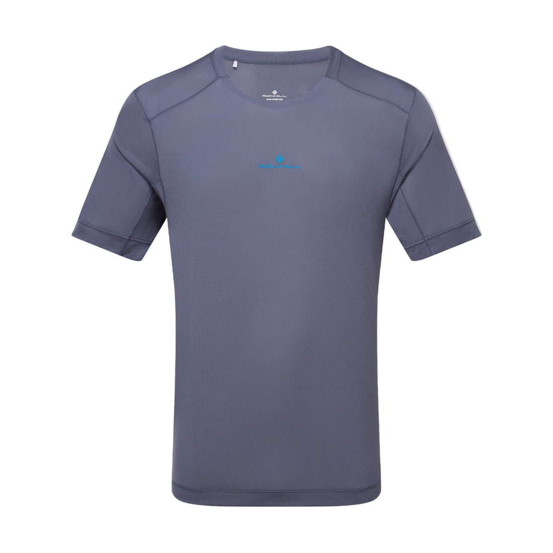 Ronhill Men's Tech S/S Tee in Anchor/Electric Blue - front