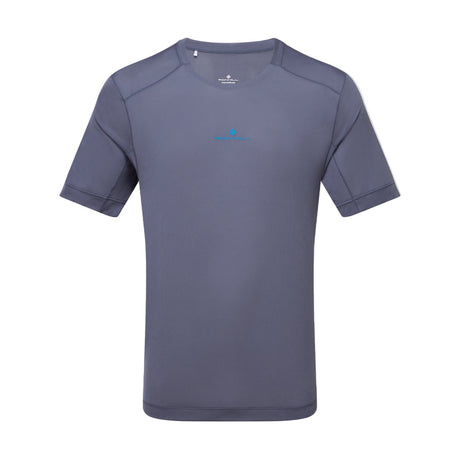 Ronhill Men's Tech S/S Tee in Anchor/Electric Blue - front