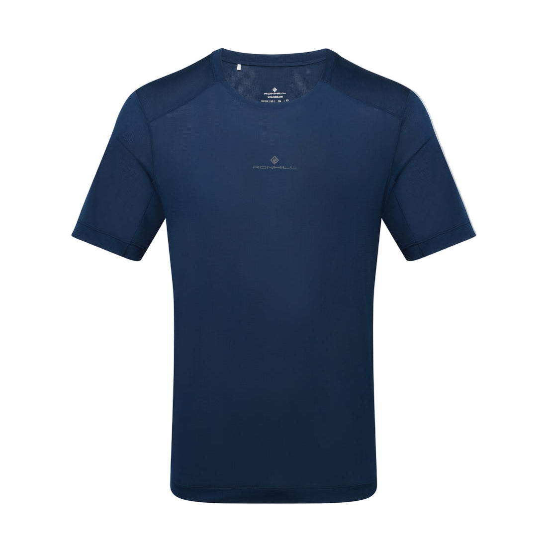 Ronhill Men's Tech S/S Tee in Dark Navy/Oxide - front