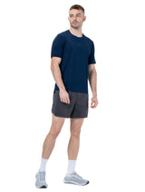 Ronhill Men's Tech S/S Tee in Dark Navy/Oxide - worn, front