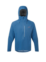 Ronhill Men's Tech Storm Jacket in Glacier/Ronhill Red - front