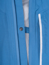 Ronhill Men's Tech Storm Jacket in Glacier/Ronhill Red - vent pocket detail