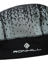 Ronhill Reflect Beanie in Black/Reflect - brand logo detail