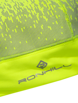 Ronhill Reflect Beanie in Fluo Yellow/Reflect - brand logo detail