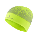 Ronhill Reflect Beanie in Fluo Yellow/Reflect - front