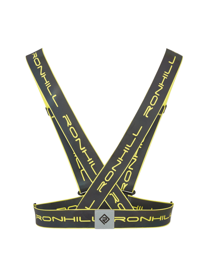 Ronhill Reflect Belt in Fluo Yellow/Reflect - back