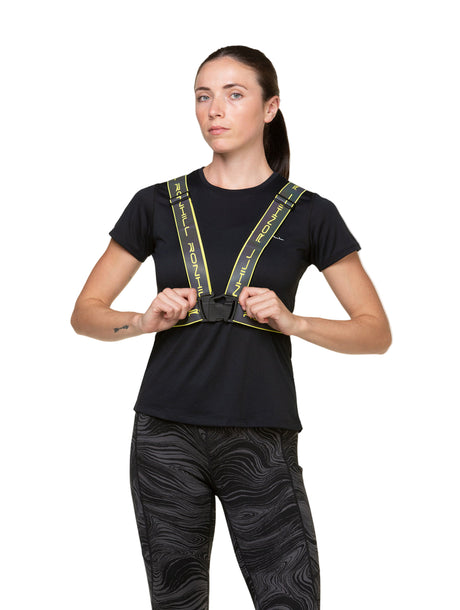 Ronhill Reflect Belt in Fluo Yellow/Reflect - fastening detail