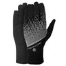Ronhill Reflect Glove in Black/Reflect - front