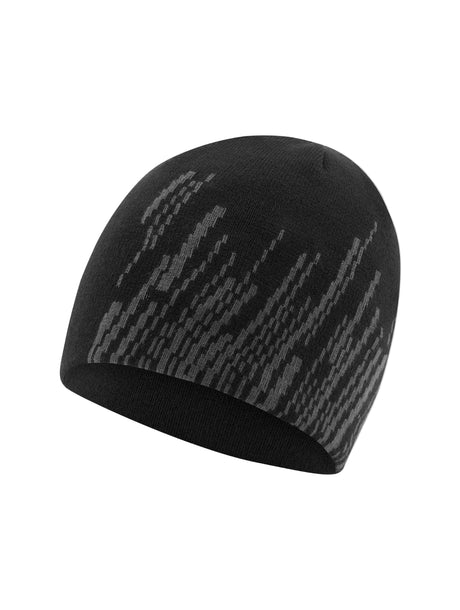 Ronhill Run Beanie in Black/Oxide - front