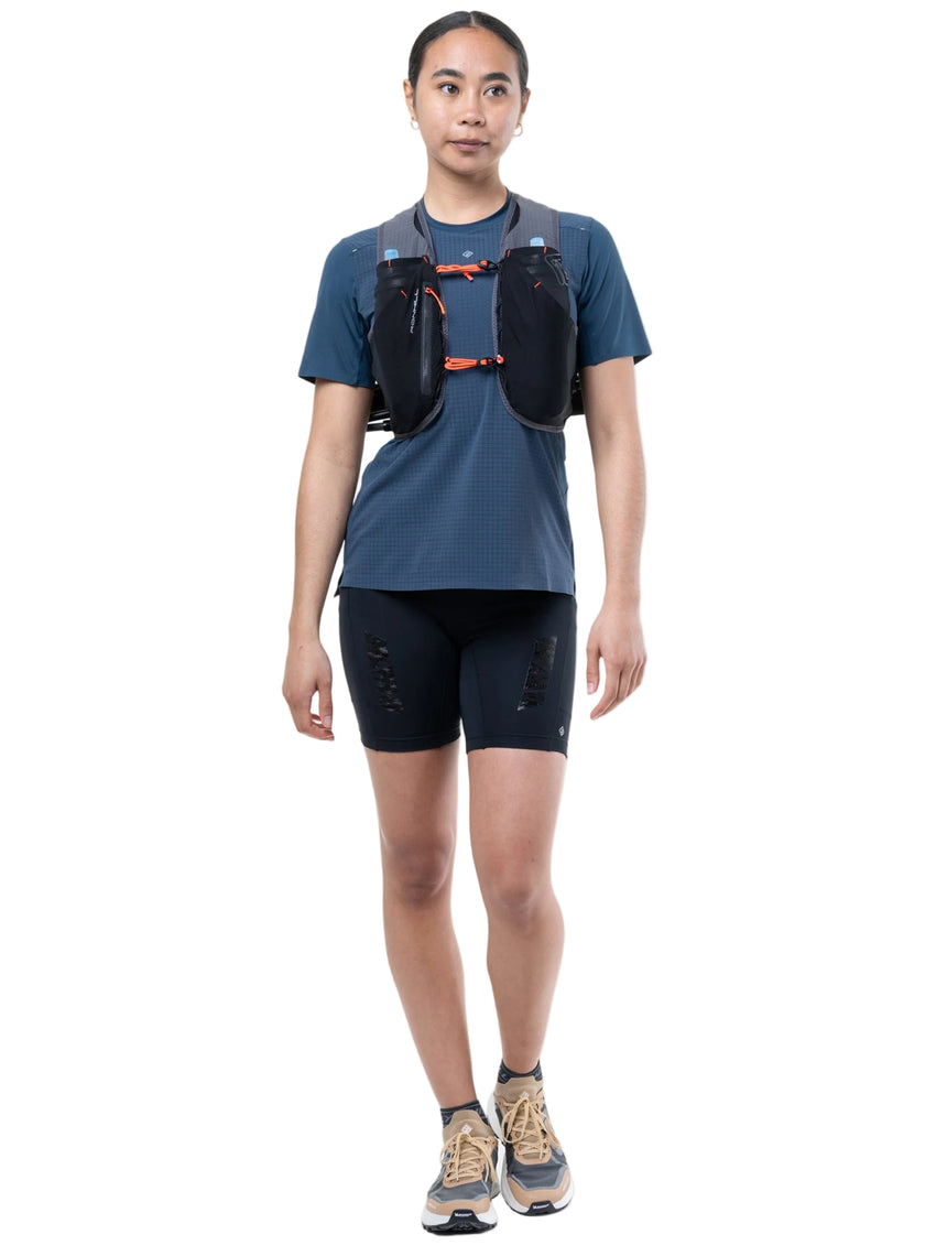 Ronhill Solus 5L Running Vest in Black/Ronhill Red - detail, 3