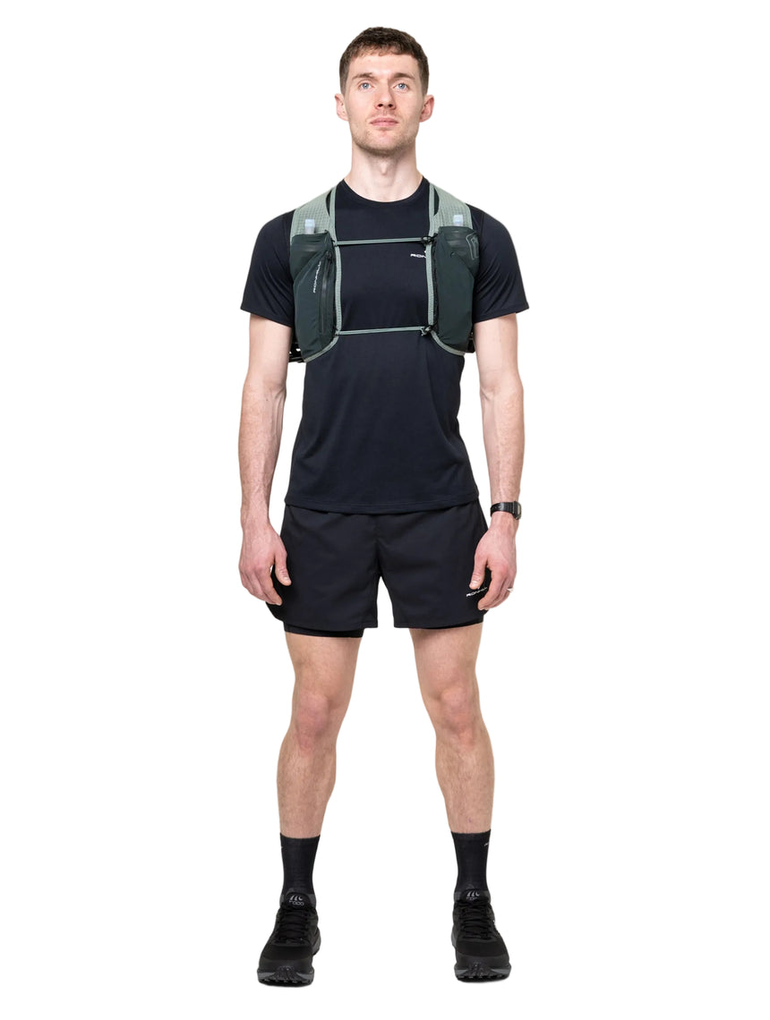 Ronhill Solus 5L Running Vest in Laurel/Dark Laurel - detail, 12