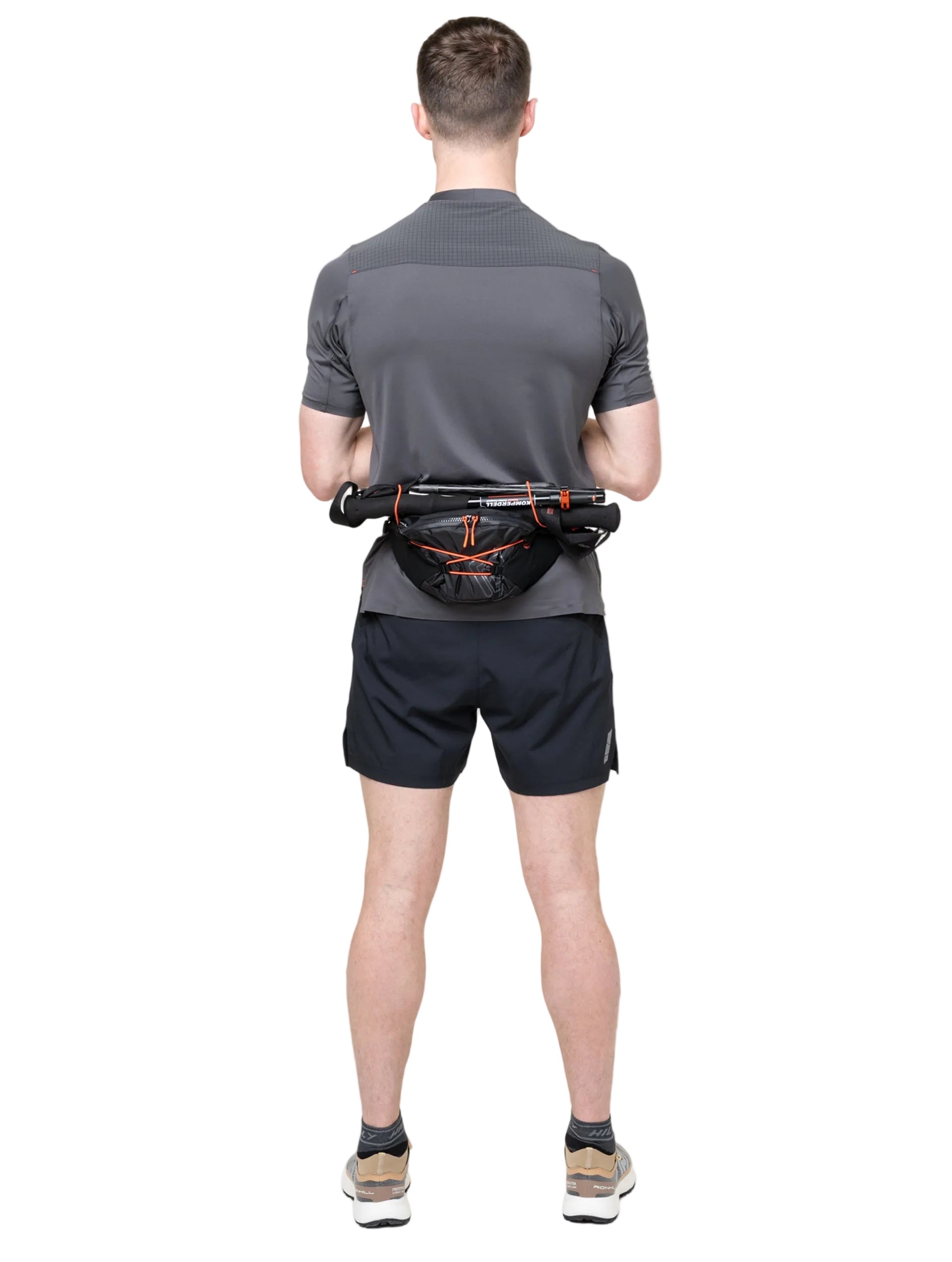 Ronhill Speed 180 Running Belt in Black/Ronhill Red - detail, 3