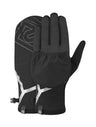 Ronhill Wind-Block Convertible Glove in All Black - front