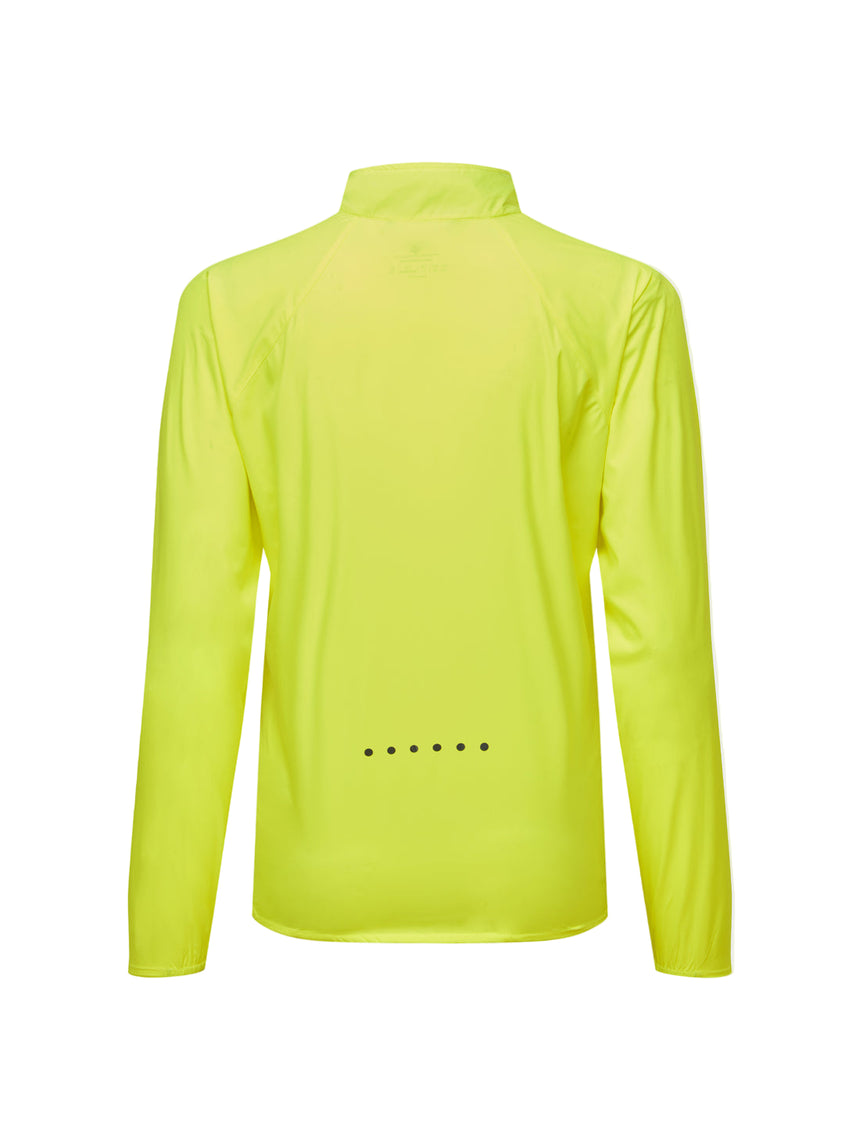Ronhill Women's Core Jacket in Fluo Yellow - back