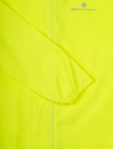 Ronhill Women's Core Jacket in Fluo Zest - cuff detail