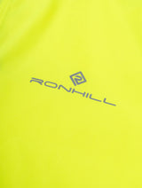 Ronhill Women's Core Jacket in Fluo Zest - logo detail