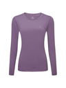 Ronhill Women's Core L/S Tee in Dark Iris/Iris - front