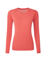 Ronhill Women's Core L/S Tee in Sumac - front
