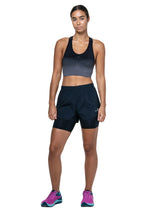 Ronhill Women's Core Twin Short in Black - front