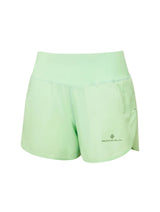 Ronhill Women's Tech 4.5" Short in Seafoam/Laurel - front