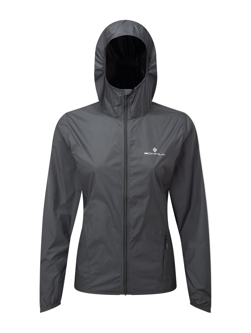 Ronhill Women's Tech All-Terrain Jacket in All Black - front