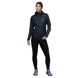 Ronhill Women's Tech All-Terrain Jacket in All Black - worn, front