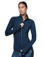 Ronhill Women's Tech Contour Jacket in Dark Navy - front, worn