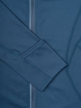 Ronhill Women's Tech Contour Jacket in Evening Haze - back, close-up, worn, looking down