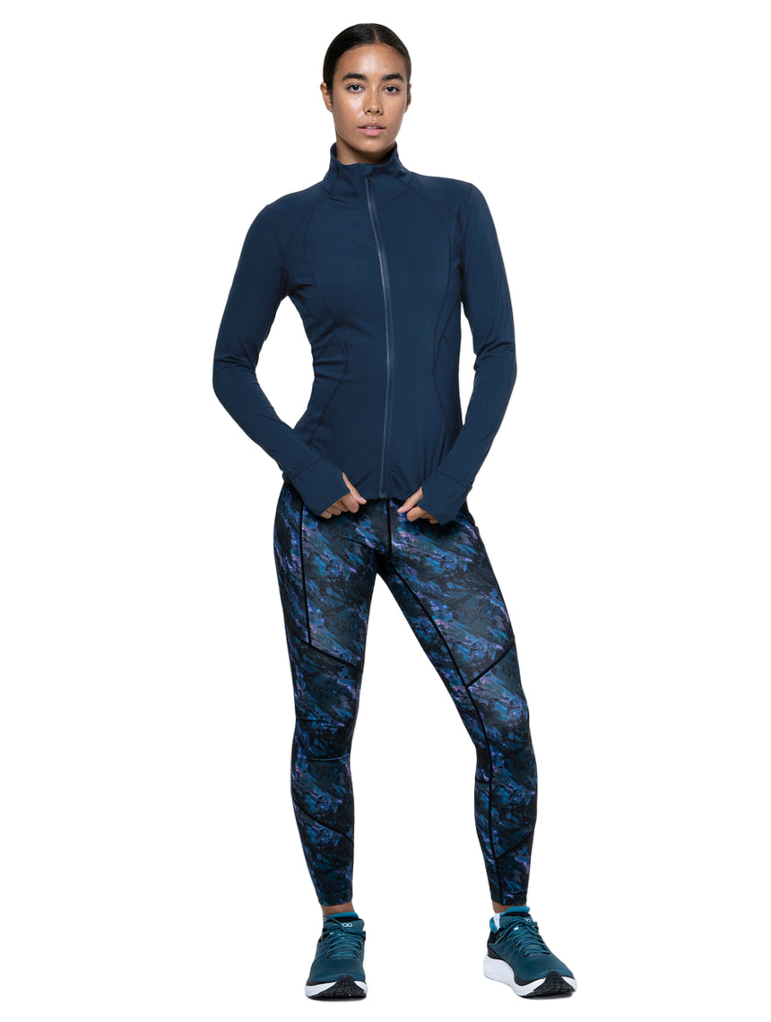 Ronhill Women's Tech Contour Jacket Outdoor Action Dark Navy - Detail, 2
