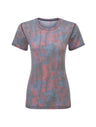 Ronhill Women's Tech Golden Hour S/S Tee Outdoor Action Multi Daydream - Front