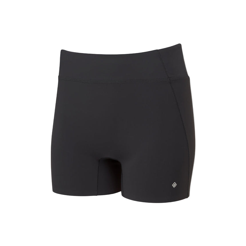 Ronhill Women's Tech Race Stretch Short in All Black - front