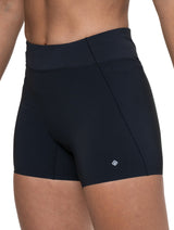 Ronhill Women's Tech Race Stretch Short in All Black - skinfit detail