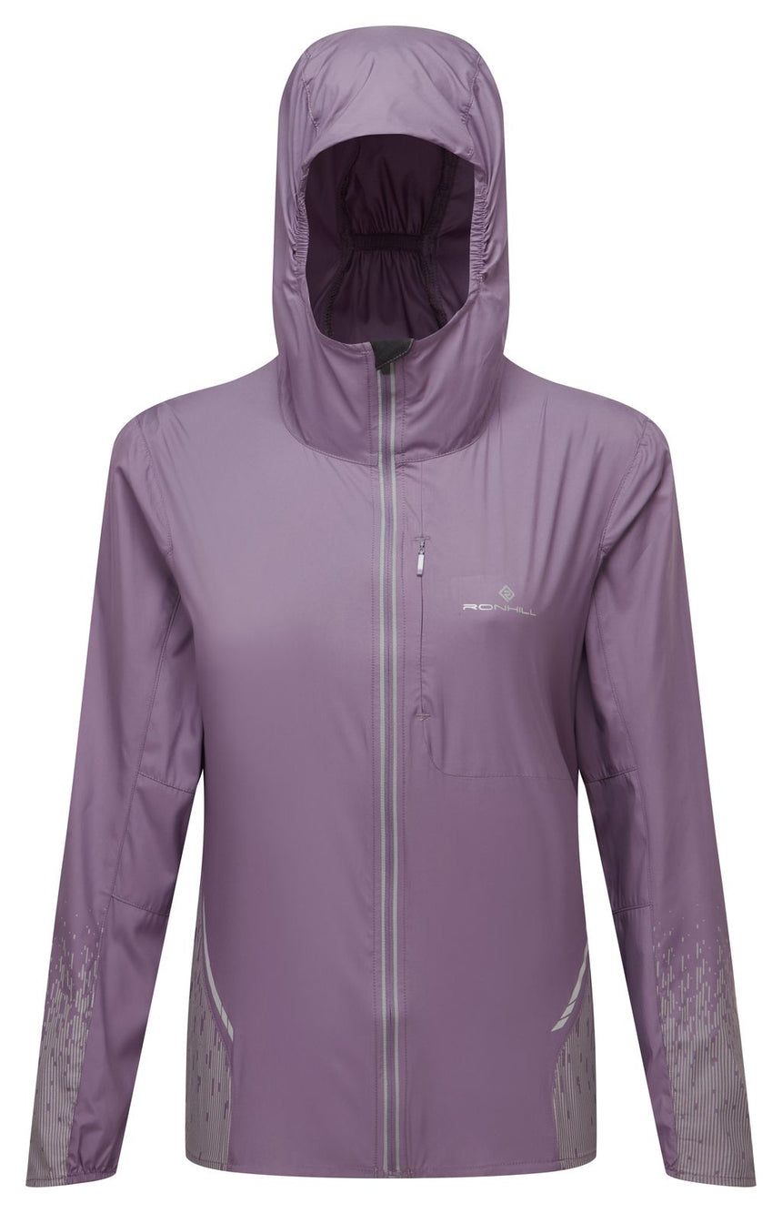 Ronhill Women's Tech Reflect Jacket in Dark Iris/Reflect - front