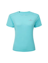 Ronhill Women's Tech S/S Tee in Larimar/Exuberance - front