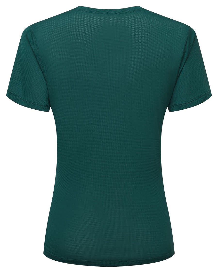 Ronhill Women's Tech S/S Tee in Seaweed/Iris - back
