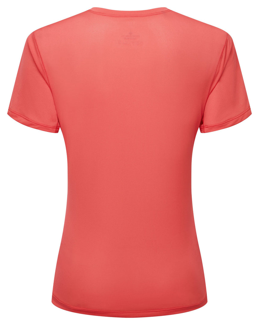Ronhill Women's Tech S/S Tee in Sorbet Sun/Florida - back