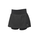 Ronhill Women's Tech Skort in All Black - front