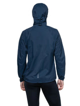 Ronhill Women's Tech Storm Jacket in Dark Navy - worn, back