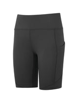Ronhill Women's Tech Stretch Short in All Black - front