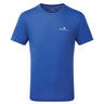 Ronhill Mens Core S/S Tee Outdoor Action DrkCobalt/BrightWhite- Front