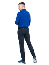 Ronhill Mens Core Trackster Session Pant Outdoor Action Black/Bright White- Back Fit on Model