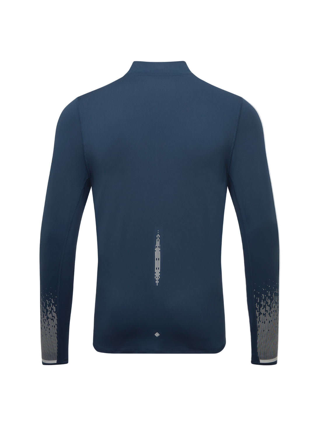 Ronhill Mens Tech Reflect 1/2 Zip Outdoor Action Dark Navy/Reflect- Back