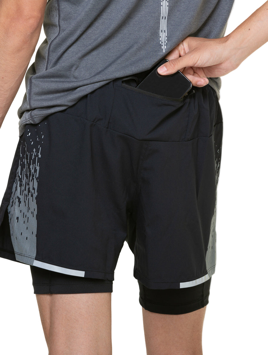 RonhillRonhill Mens Tech Reflect 5" Twin ShortOutdoor Action
