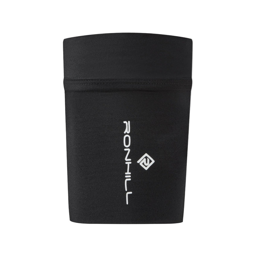 Ronhill Stretch Arm Pocket Outdoor Action All Black- Front