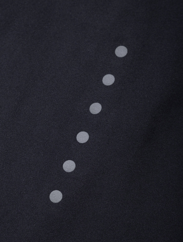 Ronhill Women's Core Capri Outdoor Action All Black- Reflective Print