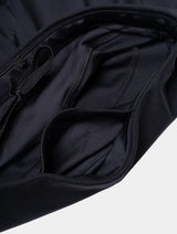 Ronhill Women's Core Crop Tight Outdoor Action Black/Bright White- Fob pocket