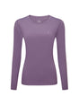 Ronhill Women's Core L/S Tee Outdoor Action Dark Iris/Iris- Front