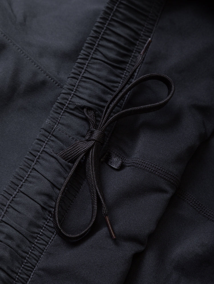 Ronhill Women's Core Twin Short Outdoor Action All Black- Drawcord